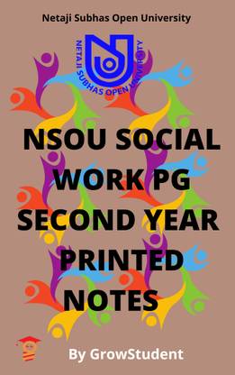 Nsou Social Work Pg Second Year Printed Study Material