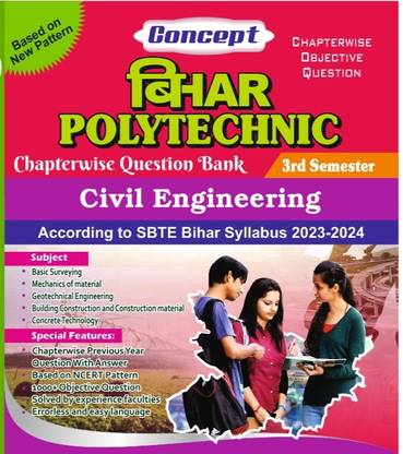 Concept Bihar Polytechnic Venus Publication Question Bank Of 3th Semester Civil Latest Edition 2024