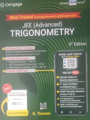 CENGAGE JEE [ ADVANCED ] TRIGONOMETRY 3rd EDITION WITH DPP BOOKLET