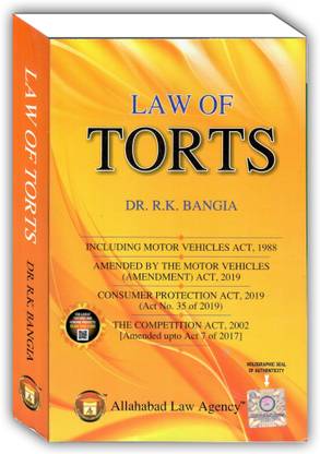 R.K BANGIA'S LAW OF TORTS Edition 2023