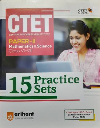 Arihant Ctet 15 Practice Set Maths & Science Class-6-8 In English