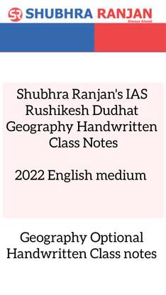 Rushikesh Dudhat Sir Geography Optional 2022 Class Notes