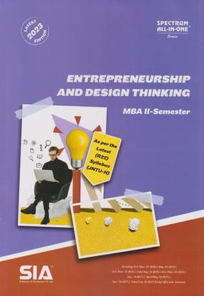 Entrepreneurship And Design Thinking MBA II-Sem As Per The Latest (R22) Syllabus JNTU-Hyderabad Latest 2023 Edition