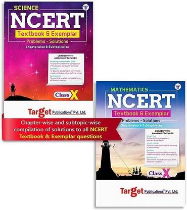 CBSE Class 10 Science & Mathematics NCERT Exemplar & Texbook Solutions | Include Problems & Solutions | Chapterwise, Subtopicwise Segregation