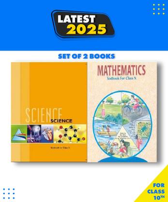 NCERT Science And Mathematics Textbook For Class -10 Set Of 2 Books Original By ARUSHI01 Seller Paperback, NCERT|New Latest Edition For 2025-2026