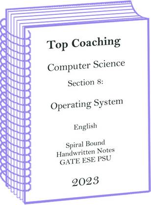Computer Science Operating System Section 8 Handwritten Notes For ESE Gates 2023-24