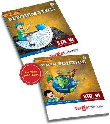 Std 6 Maths And Science Books | Perfect Notes | English Medium | Maharashtra State Board | Includes Textual Question Answers, MCQs, Pictorial Explanations And Activity Based Questions | Based On New Syllabus | Pack Of 2 Books