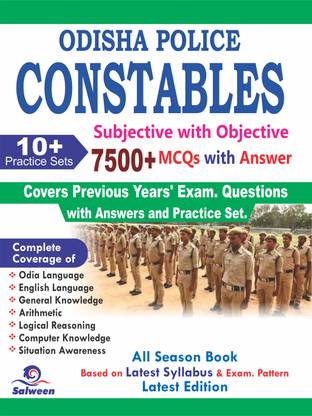 Odisha Police Constable Recruitment Exam Book 2024-25 . Subjective With Objective , Covers All Previous Paper And Maximum Practice Sets