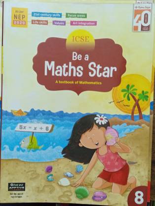ICSE Be A Maths Star A Text Book Of Mathematics Class 8