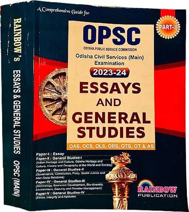OPSC General Studies And Eassays Paper 2 Odisha Civil Services (Main) Examination New Edition (2023-2024) Guide