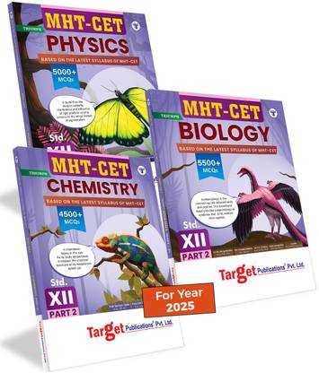 MHT-CET PCB Book | Triumph Series | Physics, Chemistry, Biology | Includes All The Chapters Of Std 12th As Per The Latest MHT CET Syllabus | Maharashtra State Board | Set Of 3 Books