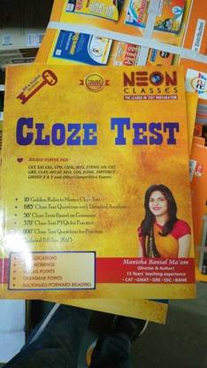 Cloze Test - Neon Cloze Test (English, Paperback, Manisha Bansal) (BOOK, Manisha Bansal)