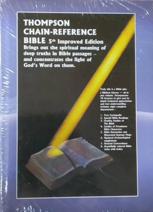 THOMPSON CHAIN-REFERENCE BIBLE (5th Improved Red Letter Edition)