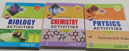 Comprehensive Physics Chemistry Biology Activity Volume 1 For Class 12 Combo Set Of 3 Books