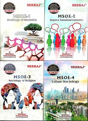 IGNOU MA Sociology Second Year Combo Englsih (SOE-1,2,3,4)