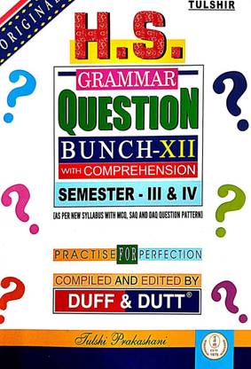 H.S Grammar Question Bunch With Comprehension Semester -(III & IV) Class-XII (Bengali Version)