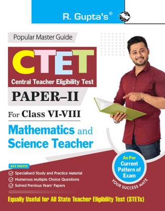 RPH CTET : Paper-II (Class VI To VIII) Mathematics & Science Teacher Posts Exam Guide English
