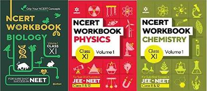 NCERT WORKBOOK Biology Volume 1 Class 11+NCERT Workbook Physics Volume 1Class 11+NCERT Workbook Chemistry Volume 1 Class 11 COMBO(SET OF 2 BOOKS)