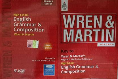 Wren And Martin English Grammar And Composition (Regular Edition) + Key To Wren And Martin English Grammar & Composition COMBO NEW EDITION 2024
