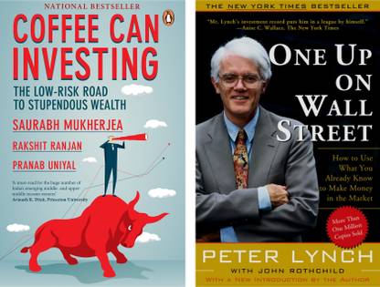 Coffee Can Investing + One Up On Wall Stree (Combo Of 2 Books)