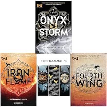 The Empyrean Series 3 Book Collection Set: Fourth Wing + Iron Flame + Onyx Storm