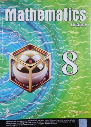 Mathematics For Class 8 By R S Aggarwal - Revised Print 2025 | Meets The Requirements Of NEP/NCF | 2025-26 Exams (Original Copy With Hologam Sticker)