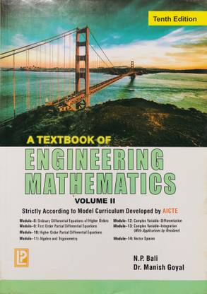 A Textbook Of Engineering Mathematics Volume- 2
