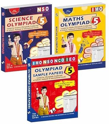 National Science Olympiad - Class 5 + International Maths Olympiad - Class 5 + Olympiad Sample Paper - Class 5 (With OMR Sheets)