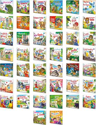 Moral Stories For Children Complete Combo | Set Of 44 Story Books With Coloured Illustrations