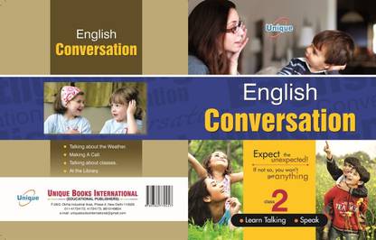 Unique English Conversation Book For Kids Class 2 Level 2 Learn & Speak English