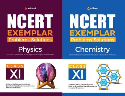 Arihant Class 11 - NCERT Exempler - Problems-Solutions - Physics + Chemistry - Combo Set Of 2 Books - 2023-24