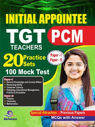 Initial Appointee Tgt Pcm Teachers Exam Book , Previous Papers With Practice Sets
