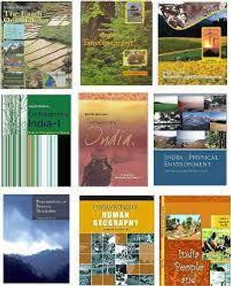 NCERT Textbook Geography Books 6th To 12th (1 Combo Set) For Upsc / Civil Service Exam
