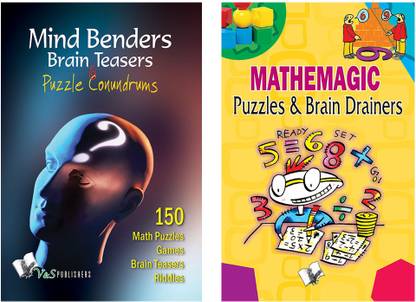 Puzzles & Brain Teasers For Children Combo (Set Of 2 Books)