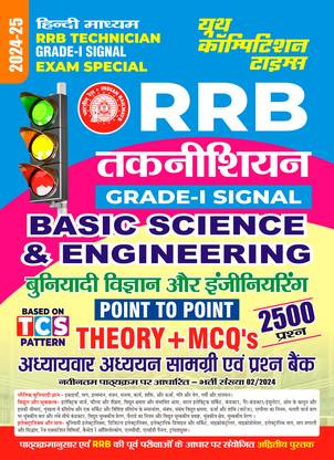 2024-25 RRB टेक्नीशियन ग्रेड-I सिग्नल बेसिक साइंस एंड इंजीनियरिंग चेप्टर-वाइज़ स्टडी मटेरियल एंड क्वेश्चन बैंक 496 795