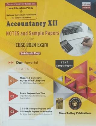 Accountancy Class-Xii Notes And Sample Papers For Cbse 2024 Exam