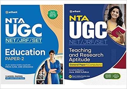 Arihant NTA UGC NET / JRF / SET Teaching & Research Aptitude (Paper 1 & Paper 2) (Solved Papers) (Set Of 2 Books) COMBO