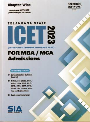 Ts Icet - 2023 For Mba/mca Admissions
