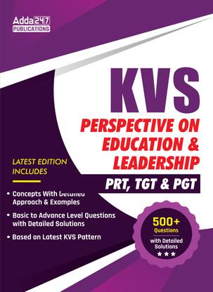 KVS Perspective On Education & Leadership For PRT, TGT & PGT(English Printed Edition) By Adda247