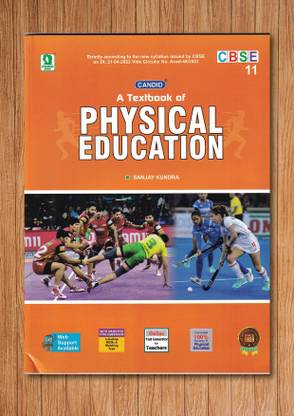 CANDID Physical Education A Textbook Of Class 11 With Solution Book - CBSE - Examination 2023-2024