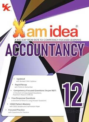 Xam Idea Accountancy Class 12 Book | CBSE Board | Chapterwise Question Bank | Based On Revised CBSE Syllabus | NCERT Questions Included | 2024-25 Exam