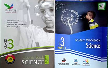 Science Class- 3 Part- 1&2 Coursebook With Workbook (Old Book)