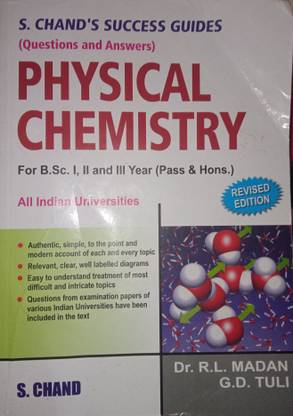 Physical Chemistry For Bsc S. Chand, S