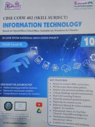 Information Technology CBSE CODE-402 Class -10
