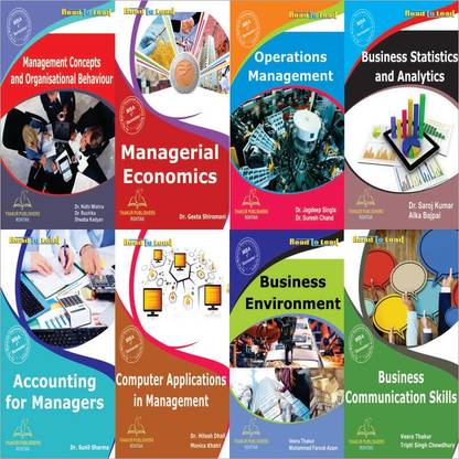 MDU/ MBA 1 SEMESTER (8 IN 1) COMBO PACK By Thakur Publication , Based On All Books Maharshi Dayanand University