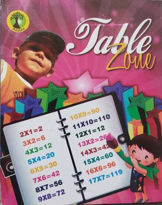 Table Zone Book For Children & Kids, Reading Book For Kids, Multiplication Tables 2-20, Counting 1-100, Days Name, Jubilee Table, Numberation Table, Roman Counting, Volum Measures, Early Learning Book For Kids ETC