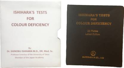 Ishihara's Test For Colour Deficiency 38 Plates Book
