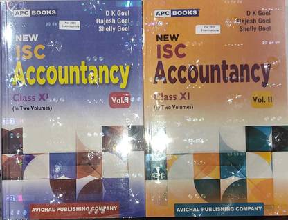 न्यू Isc अकाउंटेंसी - क्लास 11 (फॉर 2023-24 एग्ज़ाम्स) ( वॉल 1+2 )