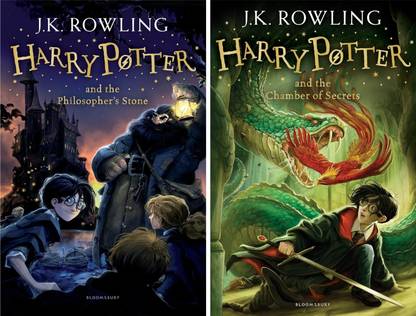 Harry Potter And The Philosopher's Stone + Harry Potter And The Chamber Of Secrets - Combo Of 2 Books Set