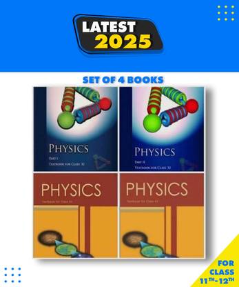 Ncert Class 11 -12 Physics 4 Books Sets New Edition 2023 Paperback, Ncert|New Latest Edition For 2025-2026